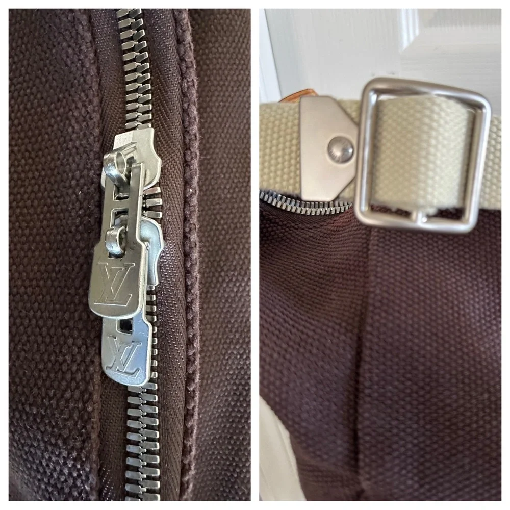 Louis Vuitton Antigua Sac Weekend Bag Tote LV Cup Mocha w/COA - Authentic - Picture 14 of 14